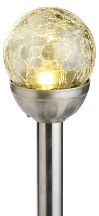 Solcellelamper Ø8 x H34 cm 3-pk.